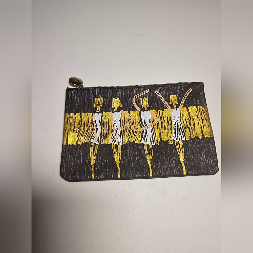 NWOT Ipsy woman sex and the city glimmer make up bag pouch clutch
